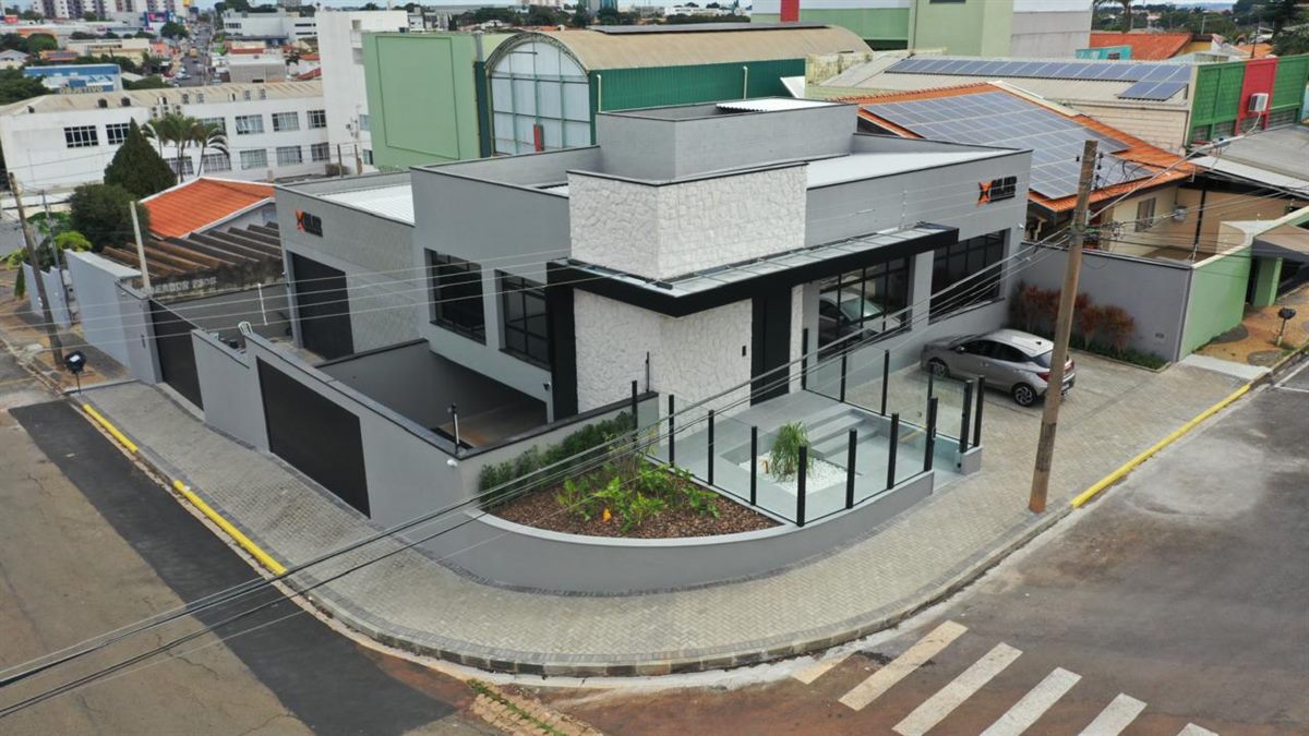 Sede da MJR Engenharia vista da esquina